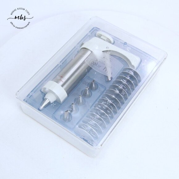 NIB Kuhn Rikon Switzerland Stainless Steel Cookie Press - Picture 11 of 12